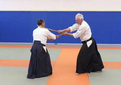 Cours aïkido - Travail de ken 01